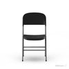 Black Plastic Folding Chair, Set of 6