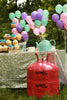 12in Jumbo Helium Tank, Includes Ribbon