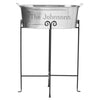 Personalized Galvanized Family Tub or Tub with Stand