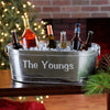 Personalized Galvanized Family Tub or Tub with Stand