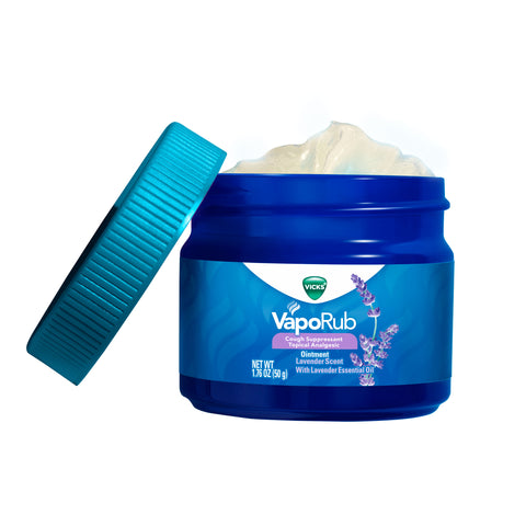 VapoRub Cough Suppressant Chest Rub Ointment, Lavender, 1.76 oz